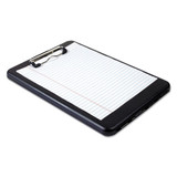 Slimmate Storage Clipboard, 0.5" Clip Capacity, Holds 8.5 X 11 Sheets, Black
