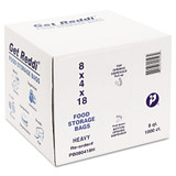 Food Bags, 8 Qt, 0.85 Mil, 8" X 18", Clear, 1,000/carton