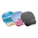 Photo Gel Mouse Pad With Wrist Rest With Microban Protection, 7.87 X 9.25, Sandy Beach Design