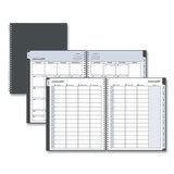 Passages Appointment Planner, 11 X 8.5, Charcoal Cover, 12-month (jan To Dec): 2025