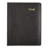 Ecologix Recycled Monthly Planner, Ecologix Artwork, 11 X 8.5, Black Cover, 14-month (dec To Jan): 2022 To 2024