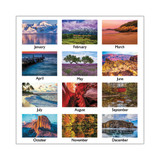 Scenic Monthly Wall Calendar, Landscape Photography, 12 X 17, White/multicolor Sheets, 12-month (jan To Dec): 2026
