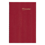 Coilpro Daily Planner, 10 X 7.88, Red Cover, 12-month (jan To Dec): 2024