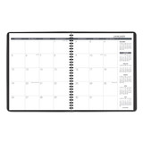Monthly Planner, 11 X 9, Black Cover, 15-month: Jan 2025 To Mar 2026