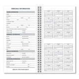 Weekly Appointment Book Refill Hourly Ruled, 6.25 X 3.25, White Sheets, 12-month (jan To Dec): 2025