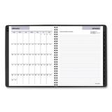 Dayminder Executive Weekly/monthly Refillable Planner, 8.75 X 7, Black Cover, 12-month (jan To Dec): 2025