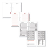 Two-color Desk Calendar Refill, 3.5 X 6, White Sheets, 12-month (jan To Dec): 2026