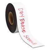 Dry Erase Magnetic Tape Roll, 3" X 50 Ft, White, 1/roll