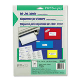Labels, Laser Printers, 2 X 4, White, 10/sheet, 250 Sheets/box