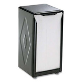 Tabletop Napkin Dispenser, Tall Fold, 3 3/4 X 4 X 7 1/2, Capacity: 150, Black