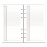 Lined Notes Pages For Planners/organizers, 6.75 X 3.75, White Sheets, Undated