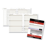 2-page-per-week Planner Refills, 8.5 X 5.5, White Sheets, 12-month (jan To Dec): 2024