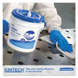 Wettask System Prep Wipers For Bleach, Disinfectants And Sanitizers Hygienic Enclosed System Refills, 90/roll, 6 Rolls/carton