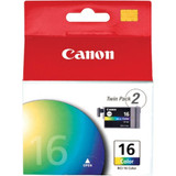 9818A003 | Canon BCI-16 | Original Canon Ink Cartridge Twin Pack – Tri-Color