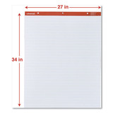 Easel Pads/flip Charts, Presentation Format (1" Rule), 50 White 27 X 34 Sheets, 2/carton