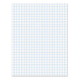 Quadrille Pads, Quadrille Rule (4 Sq/in), 50 White (standard 15 Lb) 8.5 X 11 Sheets