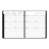 Contemporary Lite Weekly/monthly Planner, 8.75 X 7, Black Simulated Leather Cover, 12-month (jan To Dec): 2025