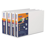 Quickfit Ledger D-ring View Binder, 3 Rings, 2" Capacity, 11 X 17, White