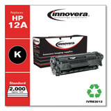 Remanufactured Black Toner, Replacement For 12a (q2612a), 2,000 Page-yield
