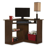 Corner Desk, 35.38 X 35.38 X 28.88, Resort Cherry