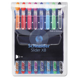 Slider Ballpoint Pen, Stick, Extra-bold 1.4 Mm, Blue Ink, Blue/silver Barrel, 10/box