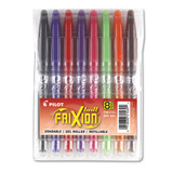 Frixion Ball Erasable Gel Pen, Stick, Extra-fine 0.5 Mm, Assorted Ink And Barrel Colors, 6/pack