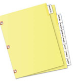 Insertable Big Tab Dividers, 8-tab, Letter