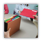 Supertab Colored File Folders, 1/3-cut Tabs: Assorted, Legal Size, 0.75" Expansion, 14-pt Stock, Assorted Colors, 50/box