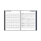 Dayminder Academic Monthly Desktop Planner, Twin-wire Binding, 11 X 8.5, Charcoal Cover, 12-month (july To June): 2023-2024