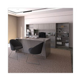 Alera Valencia Series Full Pedestal File, Left Or Right, 2 Legal/letter-size File Drawers, Gray, 15.63" X 20.5" X 28.5"