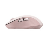 Signature M650 Wireless Mouse, 2.4 Ghz Frequency, 33 Ft Wireless Range, Medium, Right Hand Use, Rose