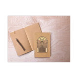 Kraft Collection Layflat Softcover Notebook, Desert Bloom Artwork, 1 Subject, College Rule, Desert Sand, 8 X 5, 72 Sheets