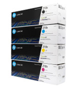HP 218X SET | W2180X, W2181X, W2182X, W2183X | Original HP High-Yield Toner Cartridges - Black, Cyan, Yellow, Magenta HP 218X SET | W2180X, W2181X, W2182X, W2183X | Original HP High-Yield Toner Cartridges - Black, Cyan, Yellow, Magenta