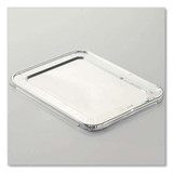 Steam Table Pan Lids, Full Curl Edge, Fits Half-size Pan, 0.62" Deep, 11.16 X 12.75, 100/carton