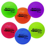 Rhino Skin Thermo Grip Dodgeball Set, 6.3" Diameter, Assorted Colors, 6/set