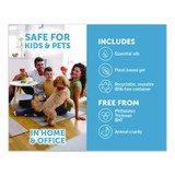 Super Odor Eliminator Gel For Large Spaces, Cool And Clean, 64 Oz Tub