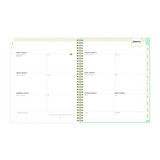 Day Designer Secret Garden Mint Frosted Weekly/monthly Planner, Floral Artwork, 11 X 8.5, 12-month (jan To Dec): 2025