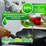 Ecotex Marlon Bioplus Rectangular Polycarbonate Chair Mat For Hard Floors, Rectangular, 45" W X 53" L, Clear