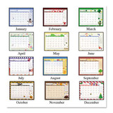 Recycled Desk Pad Calendar, Earthscapes Seasonal Artwork, 22 X 17, Black Binding/corners,12-month (july-june): 2022-2023