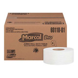 100% Recycled Bathroom Tissue, Septic Safe, 2-ply, White, 3.3 X 1000 Ft, 12 Rolls/carton