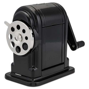 Ranger 55 Classroom Manual Pencil Sharpener, Manually-powered, 3.25 X 6 X 5.5, Black