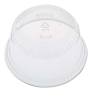 Soloserve Flat-top Dome Cup Lids, Fits 5 Oz To 8 Oz Containers, Clear, 50/pack 20 Packs/carton Soloserve Flat-top Dome Cup Lids, Fits 5 Oz To 8 Oz Containers, Clear, 50/pack 20 Packs/carton