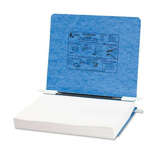 Presstex Covers With Storage Hooks, 2 Posts, 6" Capacity, 11 X 8.5, Light Blue