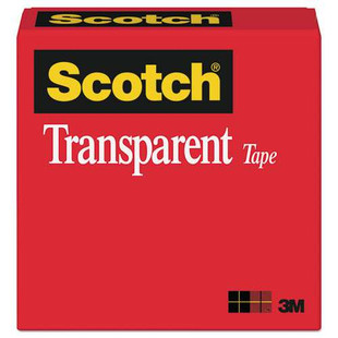 Transparent Tape, 1" Core, 0.5" X 36 Yds, Transparent