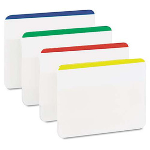 Tabs, Lined, 1/5-cut Tabs, Assorted Primary Colors, 2" Wide, 24/pack