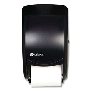 Duett Standard Bath Tissue Dispenser, 2 Roll, 7 1/2w X 7d X 12 3/4h, Black Pearl