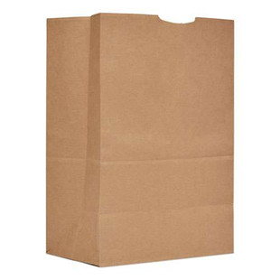 Grocery Paper Bags, 52 Lbs Capacity, 1/6 Bbl, 12"w X 7"d X 17"h, Kraft, 500 Bags