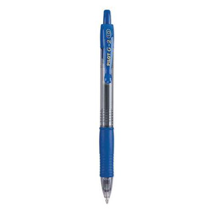 G2 Premium Gel Pen, Retractable, Bold 1 Mm, Blue Ink, Smoke Barrel, Dozen