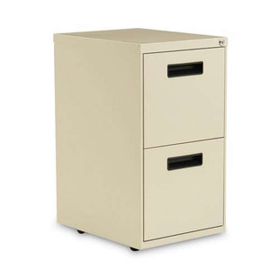 File Pedestal, Left Or Right, 2 Legal/letter-size File Drawers, Putty, 14.96" X 19.29" X 27.75"