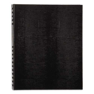 Notepro Notebook, 1 Subject, Medium/college Rule, Black Cover, 11 X 8.5, 100 Sheets